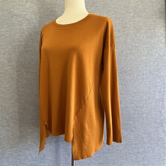 Planet by Lauren G Lagenlook Long Sleeve Top OS Artsy Funky Minimalist Capsule - Picture 3 of 14